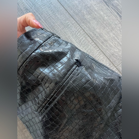 ZARA Croc Pants - Picture 6 of 8